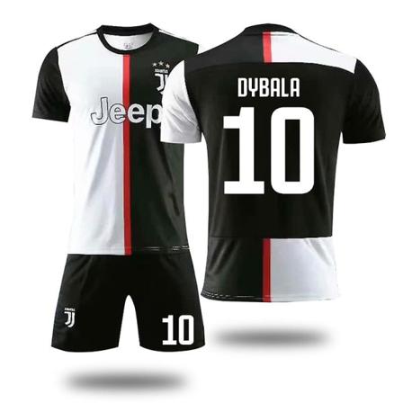 Ny 19-20 Juventus Borta Fotbollströja Dräkt Manlig Träningsdräkt 16(90-100)