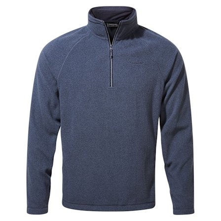 Craghoppers Corey VI Fleece Tröja med Halv Dragkedja för Män S Navy Marl