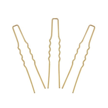 Pack med 20 guldfärgad hårnålar 63 mm. långa