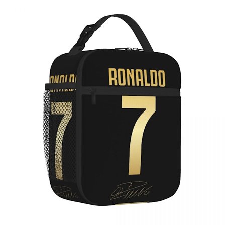 Cr7 Cristiano Ronaldo Isolert Matpose Termisk Veske Matbokser Termisk Matboks Mat Tote Bag For Kvinner Barn Reise