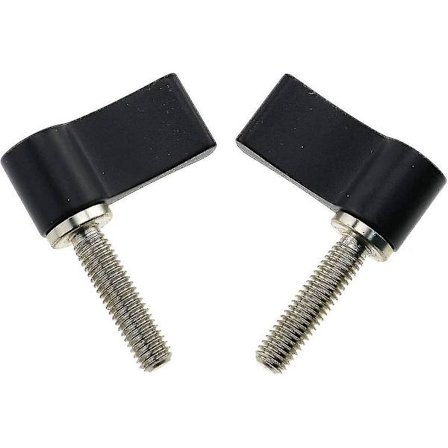 2 stk L-formet 7-formet håndtak Skrue M5 20mm Hanngjenger Roterende Knott