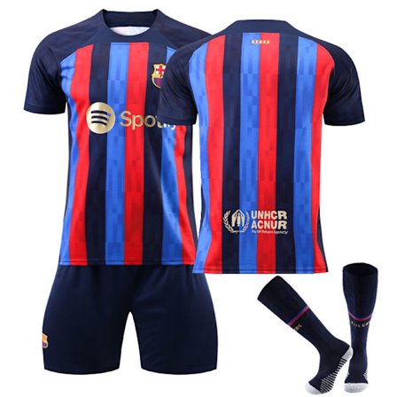 Barcelona 22-23 Fotbollströja Hemträningsshorts