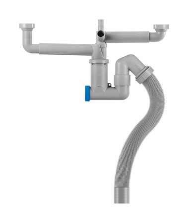 Jafo 8086499 Vesilukko G40xØ50 mm Letkun kanssa, Sisätilaviemäri