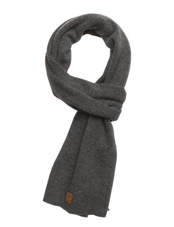 Organic Wool Scarf - Gots Grey Knowledge Cotton Apparel