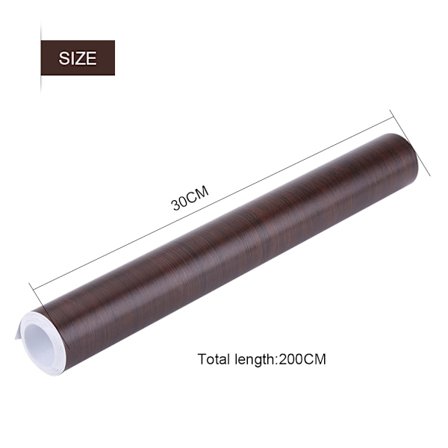 Selvklæbende træstruktur tekstureret bil interiør film panel wrap klistermærker vintage stil W1398