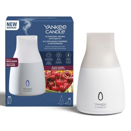 Yankee Candle Ultrasonic Aroma Diffuser Kit - Black Cherry - Diffusore di Profumo