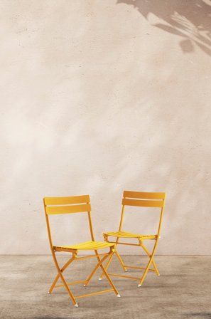 Jotex - Utestol 2-pk Gul - MONTMARTRE - Kjøp Hagestoler & -krakker hos Jotex