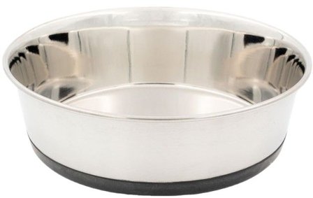 Hundra Stainless Steel Bowl with Silicone Base 2,8L - Ruoka- & Vesikupit