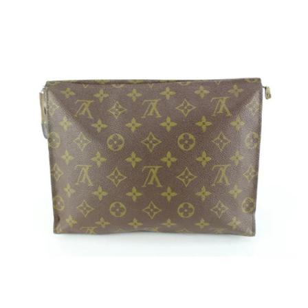 Louis Vuitton Vintage, Pre-owned Canvas louis-vuitton-bags Bruin, Dames, Maat:ONE Size