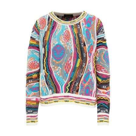 Carlo Colucci, Strickpullover Cazac Blauw, Dames, Maat:M
