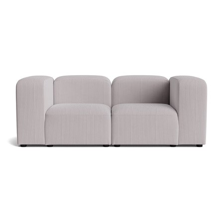 Milo 2 personers sofa - Lincoln Lysegrå - 200x100x72 - Sofa, 2 personers sofa