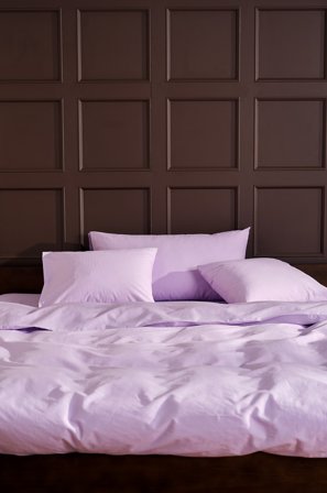 Jotex - Dynetrekksett Dobbeltseng Økologisk Syrenlila - ZACK - Kjøp Dobbeltseng hos Jotex