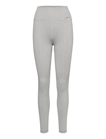 Light Grey Melange Luxe Seamless Tights Running/training Tights Grå AIM'N