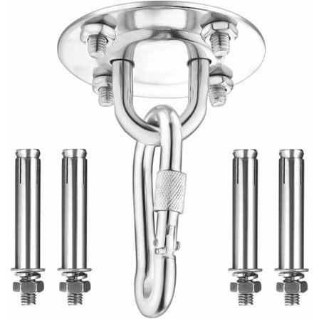 Hængekøje Krog Sæt, 500 lb Tungt Pligt Kroge til Gynger, Stole, Yoga, Flere Udendørs Fitnesscentre