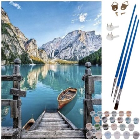 Mal Efter Tal Kit - 40x50cm – Bådebro