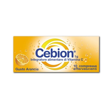 Cebion Effervescente Vitamina C Arancia 10 Compresse: rinforza il