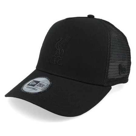 New Era - Football Svart trucker Keps - Liverpool Tonal Black/Black Trucker @ Hatstore