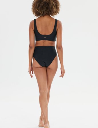 Athlecia Bay W Bikini High Waisted Bikini Brief - Black - 34