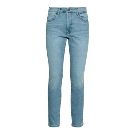 Wrangler, Jeans Larston 812 Blauw, Heren, Maat:W34 L32