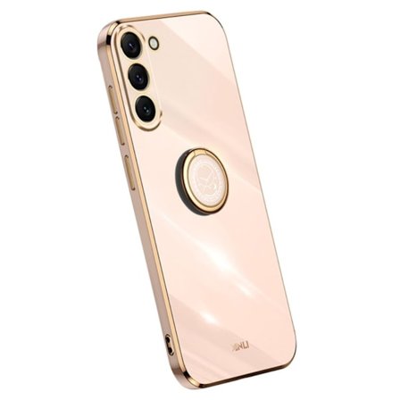 Samsung Galaxy S24 Skal med ringhållare - Rosa