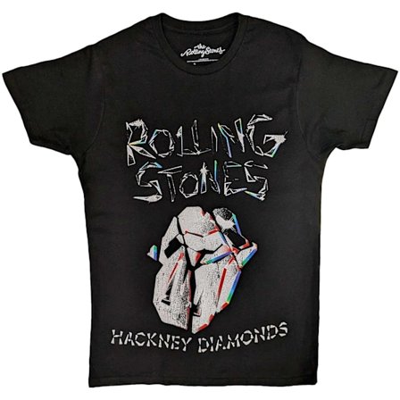 The Rolling Stones Unisex Adult Hackney Diamonds Faded Logo T-S