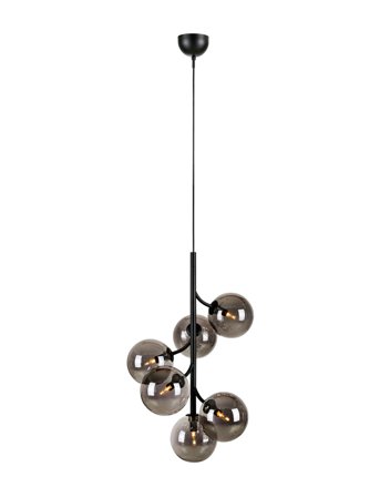 Markslöjd Lighting | Callisto Pendant 6L Black/Smoke | ONE SIZE