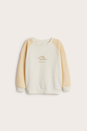 Newbie | Bluza z dinozaurem | Offwhite