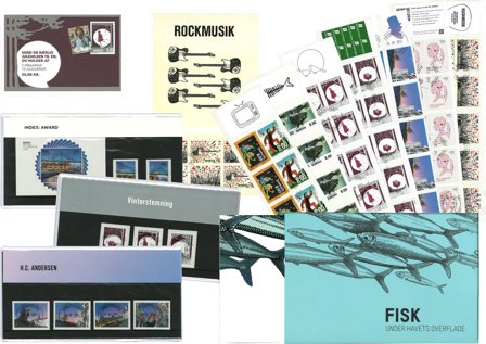 Danmark 2013 - 13 Stemplede produkter - frimärkssamling