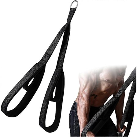 Triceps Tau Nedtrekkstau - Treningskabeltilbehør for Hjemmetrening