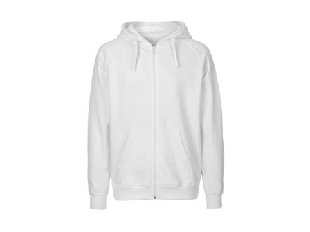 Neutral Hoodie zip O63301 herr vit S - Lyreco - Arbetskläder - Arbetströjor - Hoodies och luvtröjor