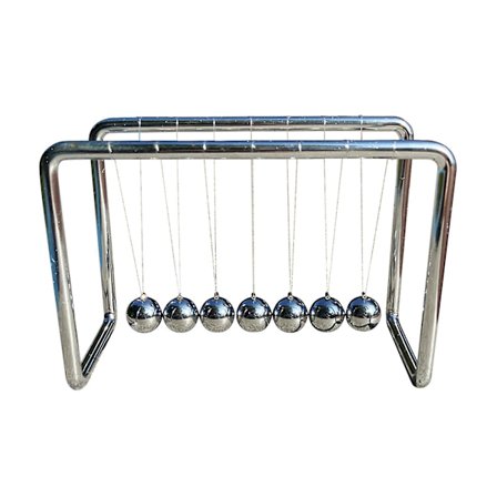 Newtons vagga Bumper Ball Of Physics Dekompressionsdekoration 7 pärlor Helmetallram Newtons Ball