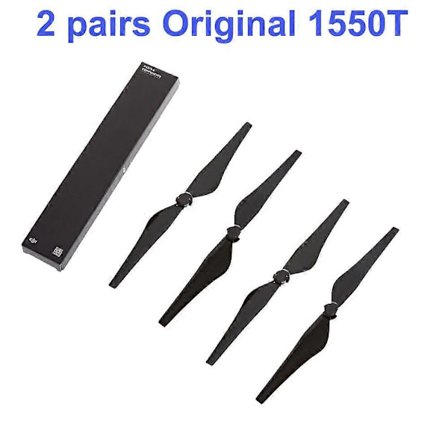 [LCS] Snabba propellerblad 1550t del 6 för DJI drönare Inspire 2 4K HD FPV Kamera Vikbar, Quadcopter tillbehör, 2 par