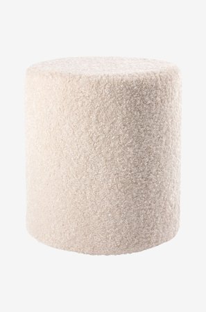 Nordic Furniture Group - Puff Shaun, dia 40 - Vit - Fotpallar & puffar - Från Homeroom