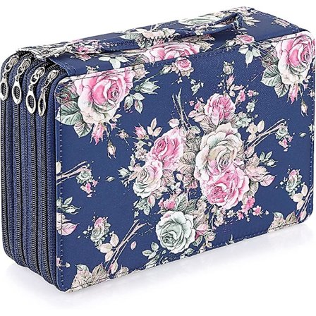 200 Plasser Blyantholder Veske Oppbevaringspose, acsergery Multifunksjonell Blyantmappe