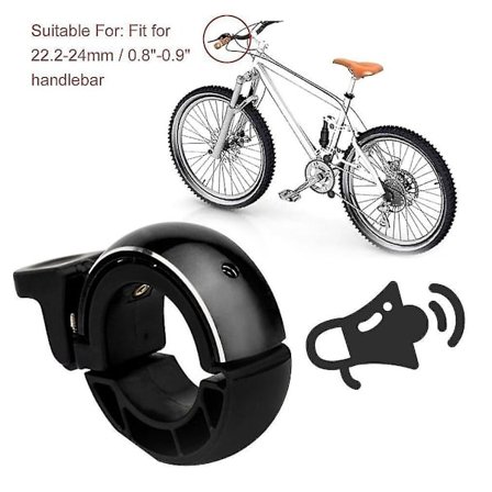 Sykkelstyreklokke i aluminium, høy lyd