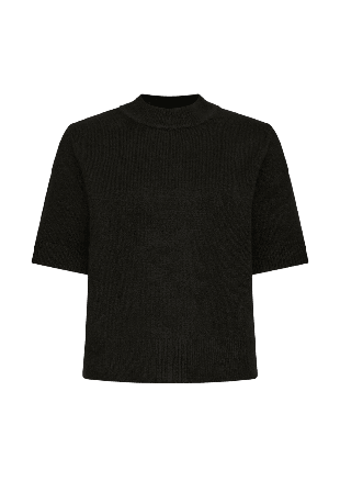 French Connection Kezia S/S Mock Nk Top Tröjor Dam Svart S