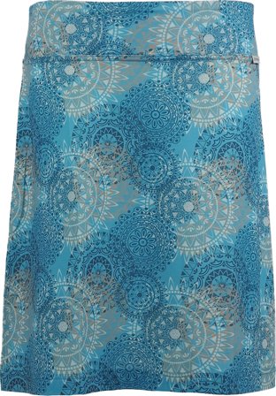 Skhoop W's Fiona Knee Skirt Denim Blue