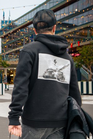 MAGGIORE Ski Print Hoodie Schwarz Hoodies/Kapuzenpullover Jungen - Kids Brand Store