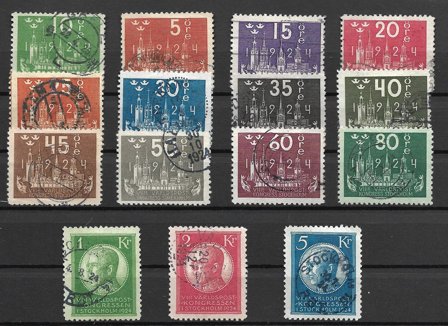 Sverige 1924 - AFA 159 - 73 - Stemplet