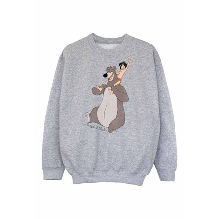 Jungle Book Boys Classic Mowgli And Baloo Sweatshirt 7-8 År