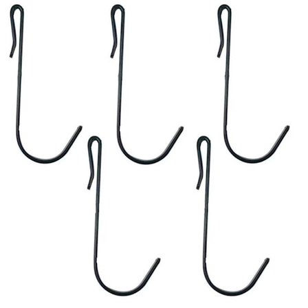 5 stk Rustfrit stål S-formet krog Sn ap-på kroge Lille krog