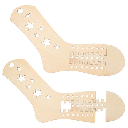 2 st Trästrumpor Blocker Stickning Strumpor Blocker Virkning Strumpor DIY Stickning Formar