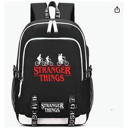 Fashionabel Studentryggsäck Med USB-Port #9