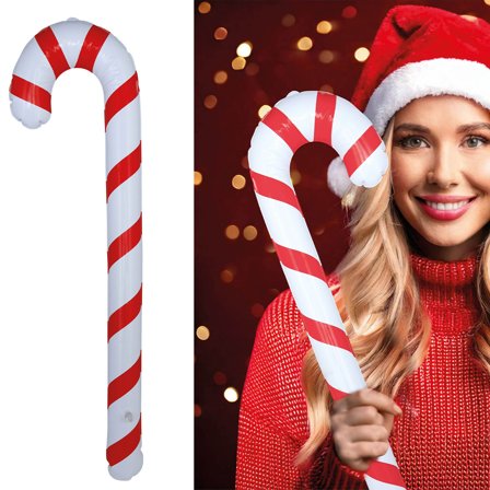 Uppblåsbar Polkagris 90 cm