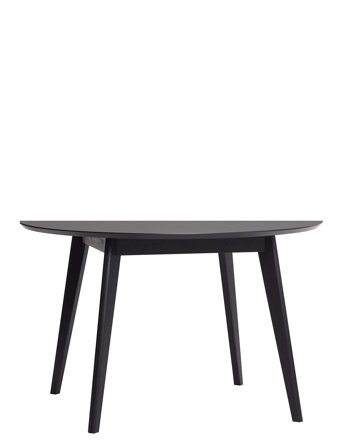 Hübsch Stay Dining Table Round Black - Black - ONE SIZE