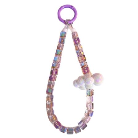 Lashelmet Rannekoru Herkkä Puhelinriipus Viehättävä Puhelin Avainkoru Kristallipuhelin Koru Pilvikuvio Puhelimille Avaimille