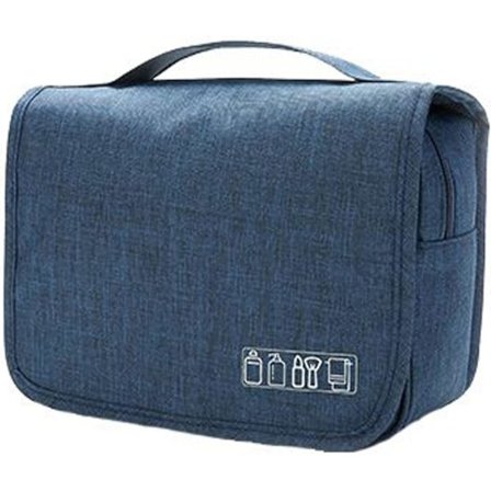 Hängande Toalettväska för Resor, Vikbar Tvättväska för Resor, Bärbar Sminkorganisatör, Vattentät Badrumsväska med Krok