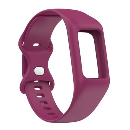 Fitbit Charge 3 enkelt klockarmband i silikon - Vinröd