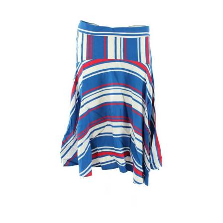 Tommy Hilfiger - Midikjolar - Blå - Dam - Storlek: S, Dam, Storlek: S