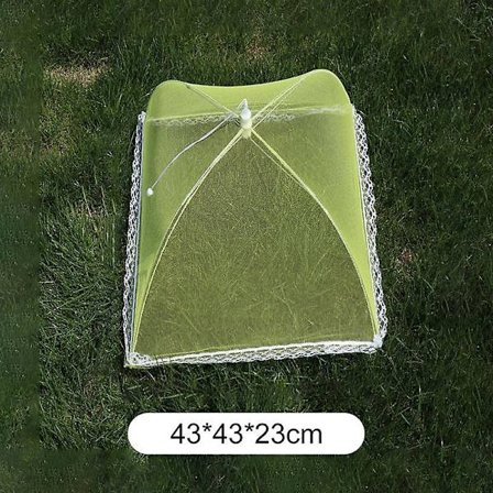 Sammenklappelig madnetdæksel flueafvisende myggenet pop-up madnetdæksel paraply måltid grøntsager frugt åndbar dæksel køkken tilbehør